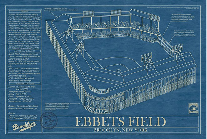 BALLPARK BLUEPRINTS | Baseball Wall Art, http://www.uncommongoods.com/product/ballpark-blueprints