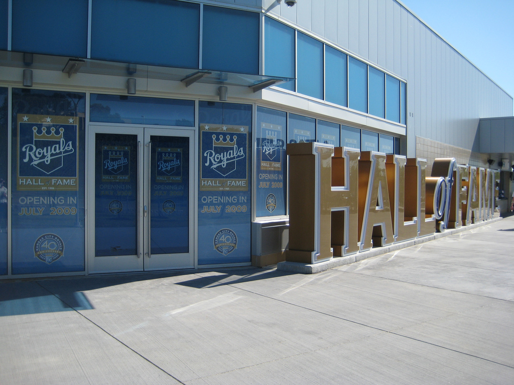 Hall of Fame Museum at Kauffman Stadium-Opened July 2009.