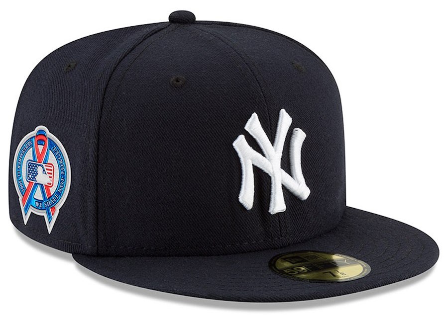 Men's New York Yankees New Era Navy 2018 9/11 Authentic Collection 59FIFTY Fitted Hat