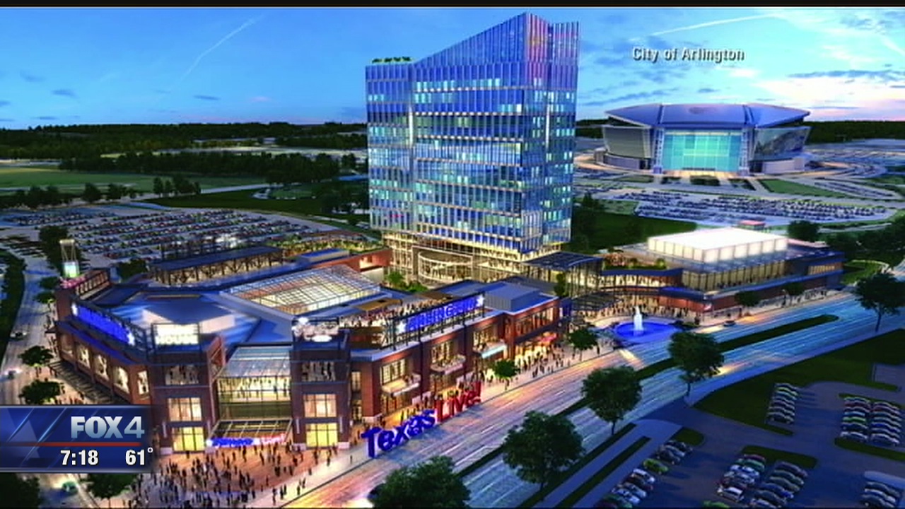 Artist rendering of the new Texas Live Project