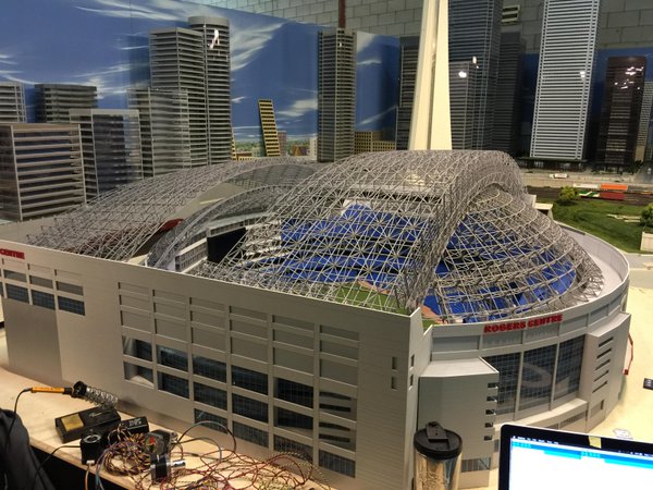 Rogers Centre, Major League Baseball's First Retractable Roof Baseball  Stadium.