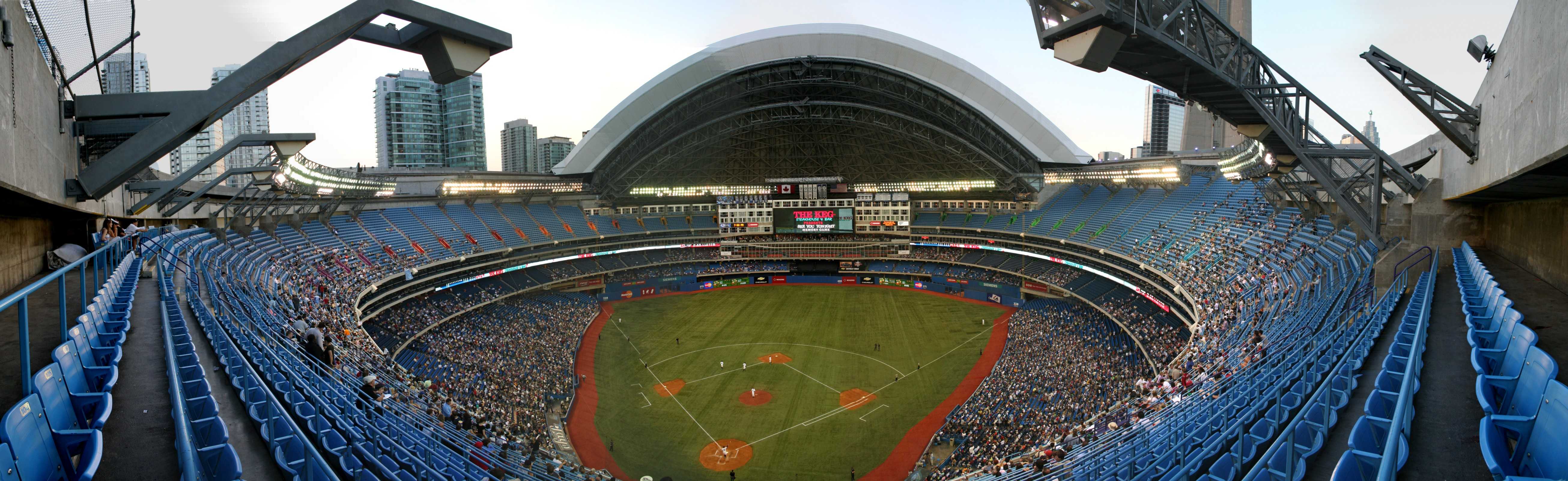 Rogers Centre Major League Baseballs First Retractable Roof Baseball