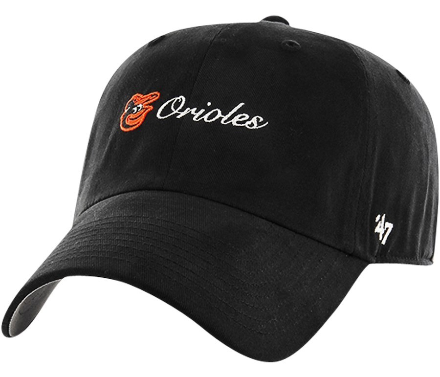 Women's Baltimore Orioles '47 Black Cohasset Clean Up Adjustable Hat