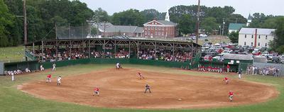 Deltaville Ballpark - Deltaville Deltas vs Navy Baseball, 2007.