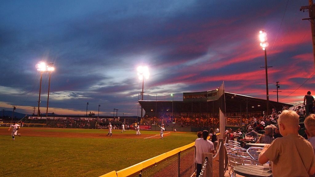 Kiger Stadium At Night