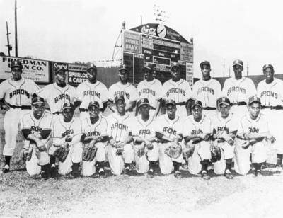 The Birmingham Black Barons played professional baseball for Birmingham, Alabama, in the Negro Leagues from 1920 to 1960 when the Major Leagues successfully integrated. They alternated home stands with the Birmingham Barons in Birmingham's Rickwood Field, usually drawing larger crowds and equal press.